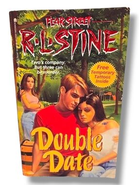 Double Date R.L. Stine Fear Street 1st Ed Vintage YA Horror Paperback w Tattoos